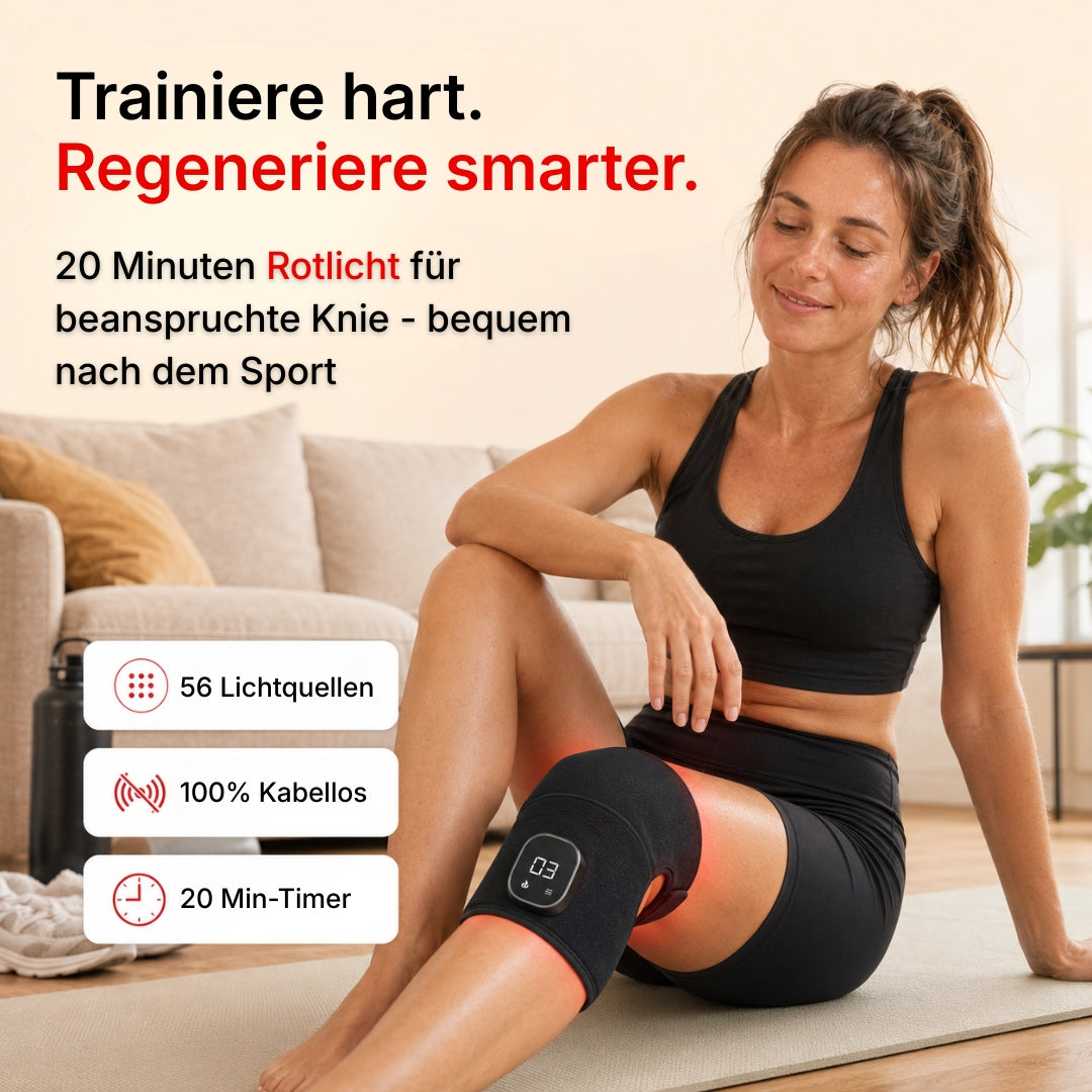 Lenuma® Rotlicht-Bandage gegen Knieschmerzen