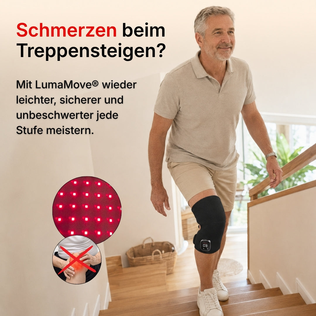 Lenuma® Rotlicht-Bandage gegen Knieschmerzen