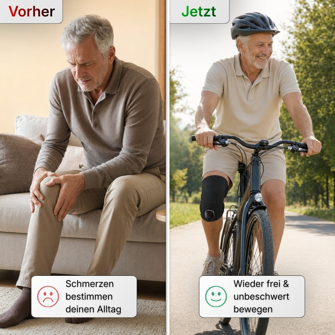 Lenuma® Rotlicht-Bandage gegen Knieschmerzen