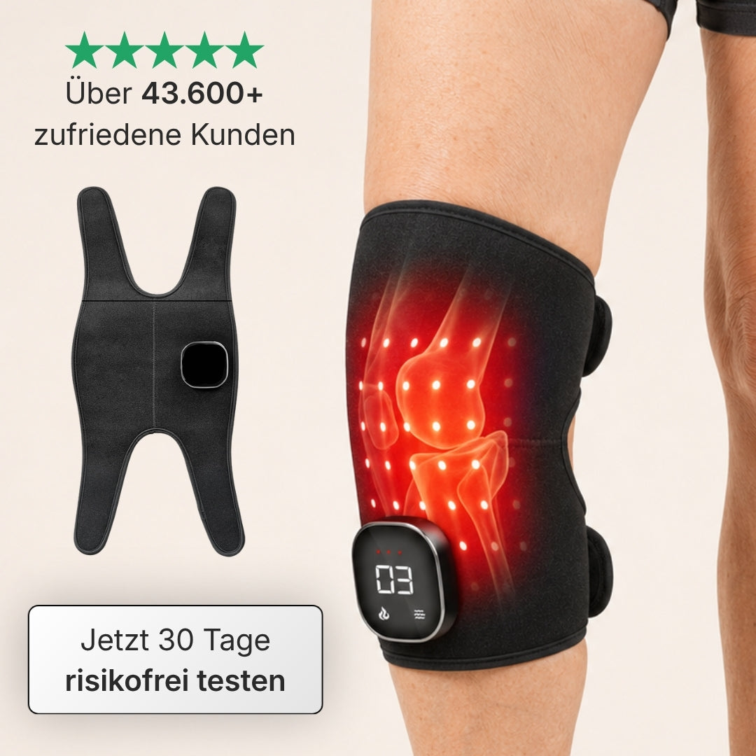 Lenuma® Rotlicht-Bandage gegen Knieschmerzen